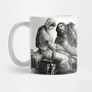 Samson and Delilah Love Condemned by Betrayal Mug